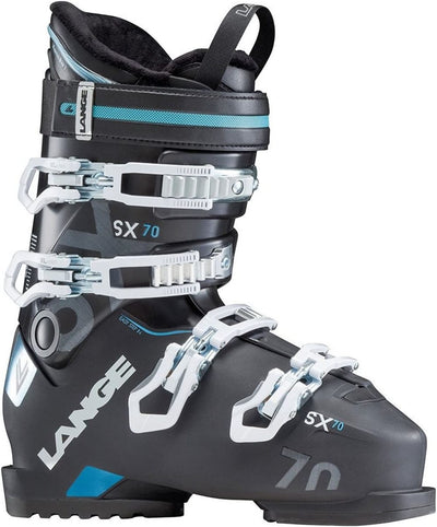 Lange SX 70 skischoenen dames zwart/blauw
