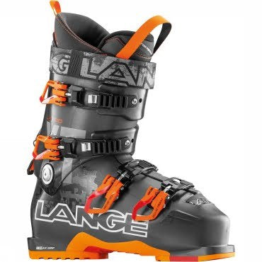 Lange XT100 skischoenen heren zwart/oranje