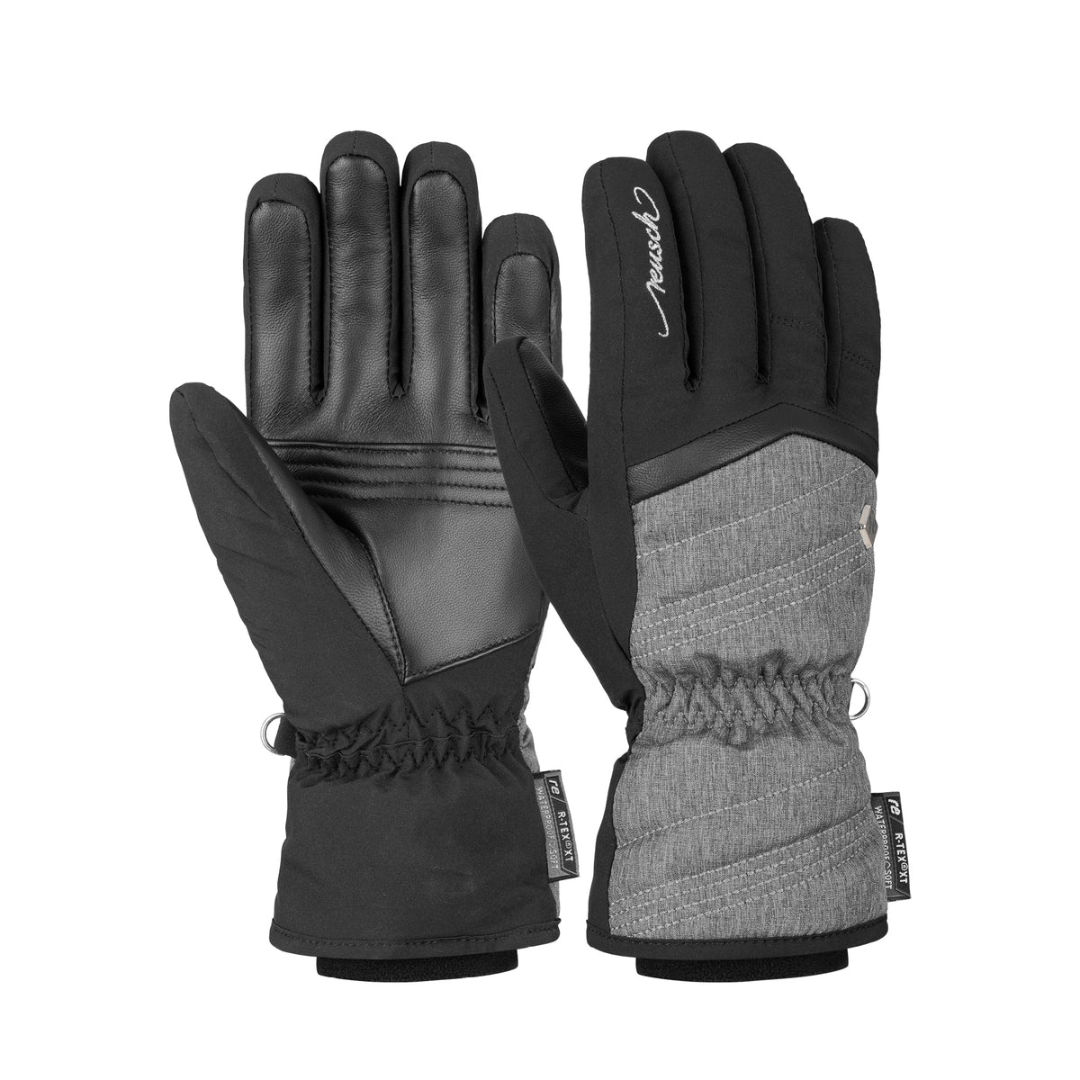 Reusch Lenda R-Tex XT skihandschoenen zwart/grijs