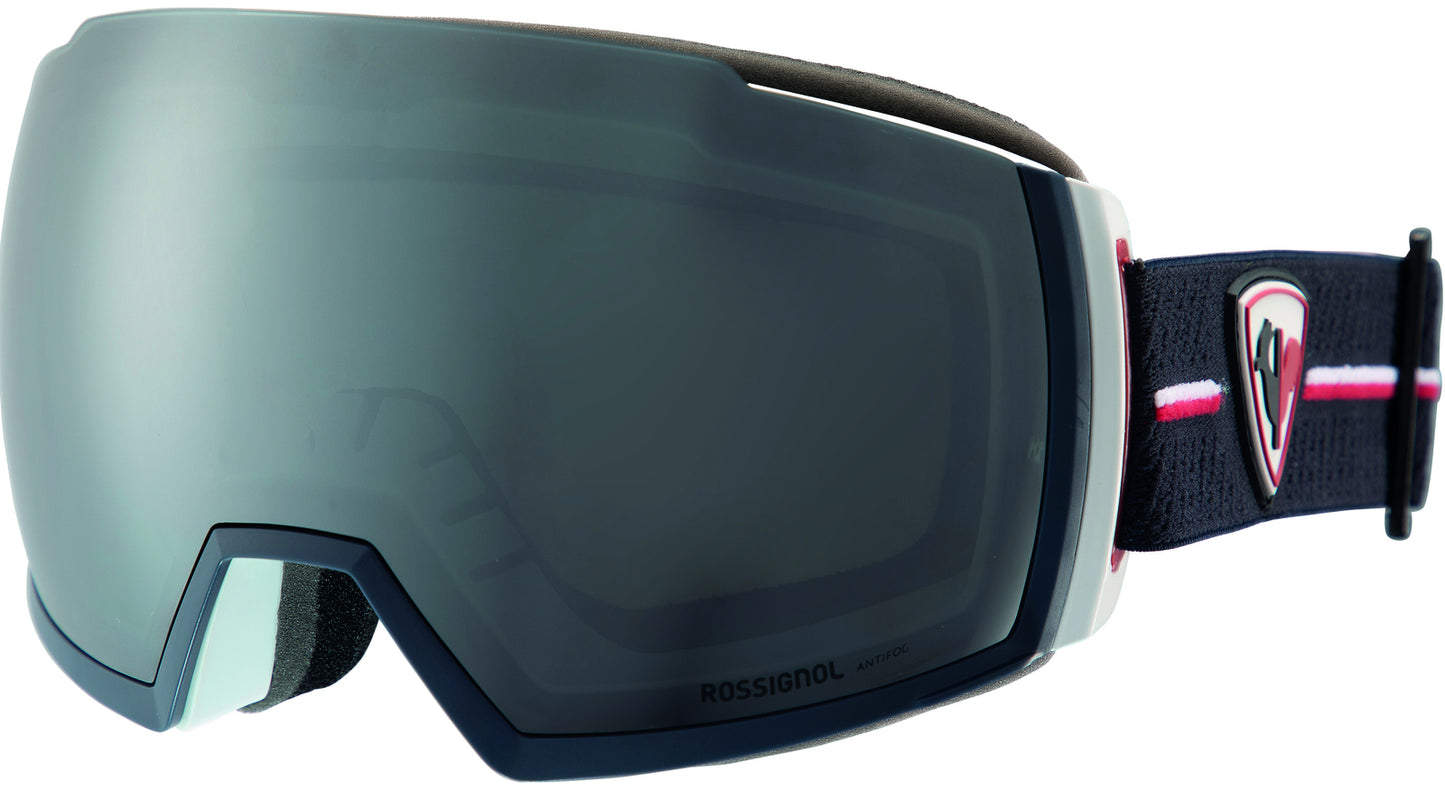 Rossignol Magne'lens skibril zwart/blauw met S3 + S1 lens