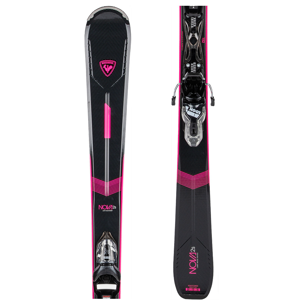 Rossignol Nova 2S piste ski's zwart/roze dames