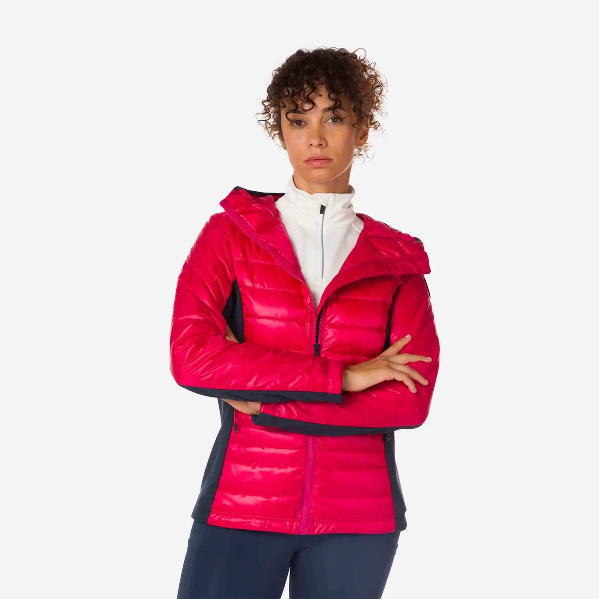 Rossignol SKPR Hybrid Light ski jas roze dames