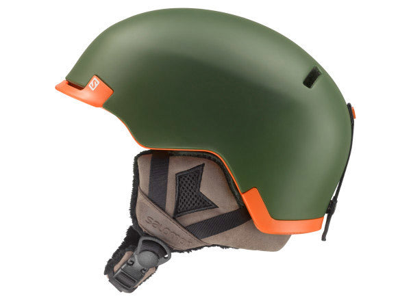 Salomon HACKER Swamp skihelm groen/oranje