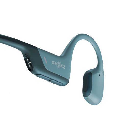 Shokz OpenRun Pro bone conduction hoofdtelefoon blauw