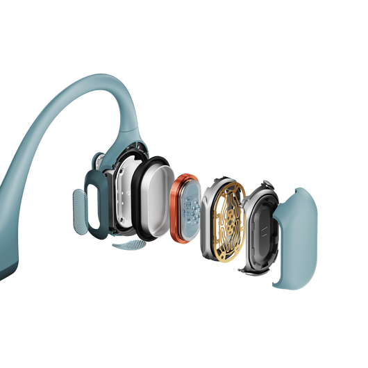 Shokz OpenRun Pro bone conduction hoofdtelefoon blauw
