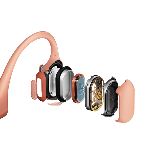 Shokz OpenRun Pro bone conduction hoofdtelefoon roze