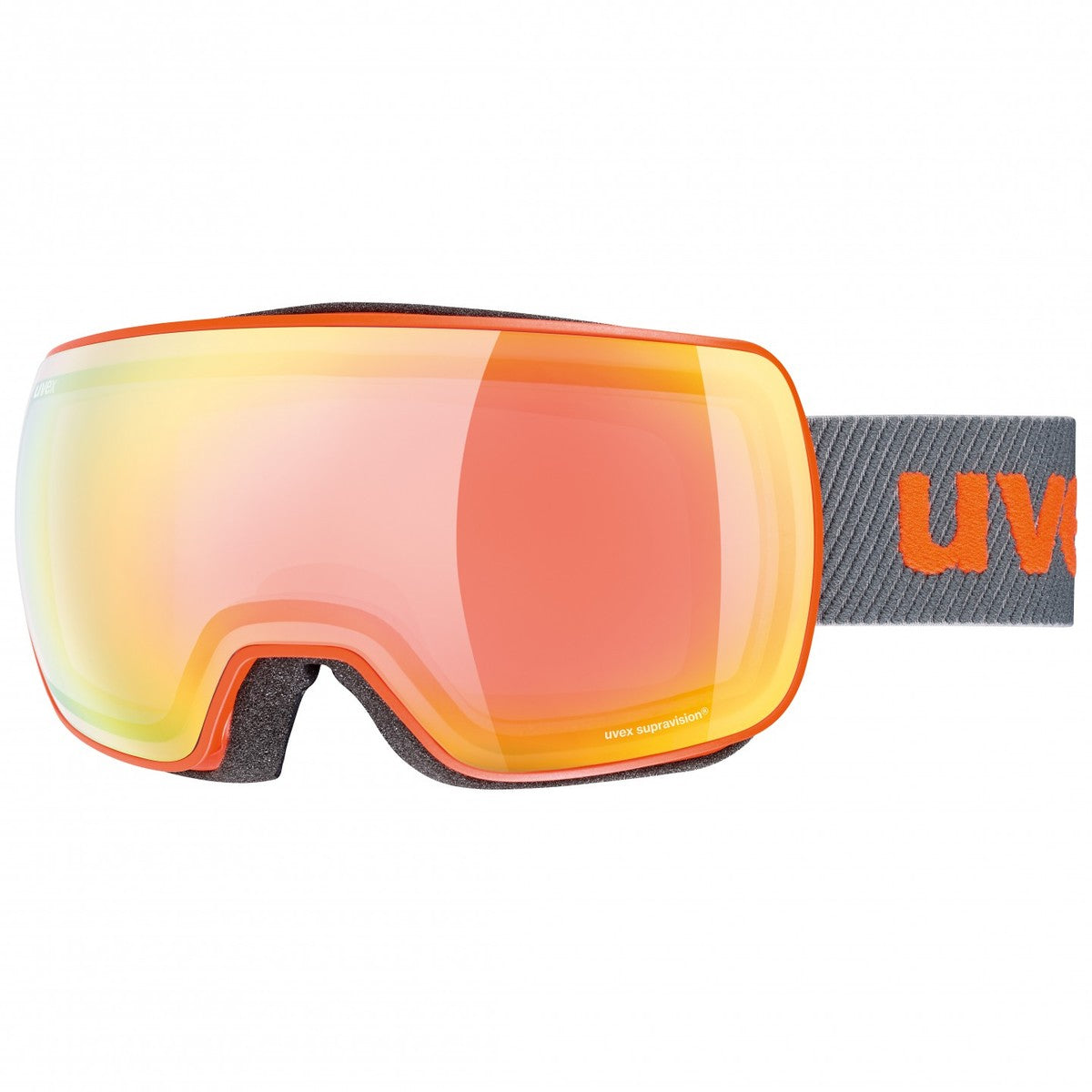 Uvex Compact FM S2 skibril oranje/grijs
