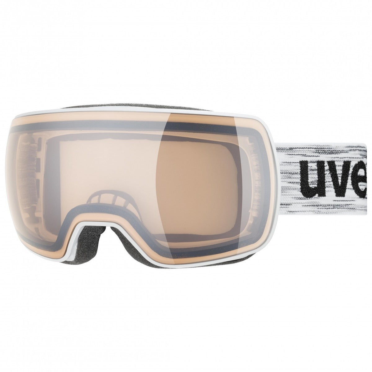Uvex Compact V skibril meekleurend wit